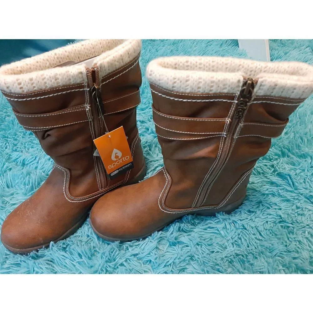 Sporto Cold Weather Snow Boot. New. Waterproof. SZ 6M